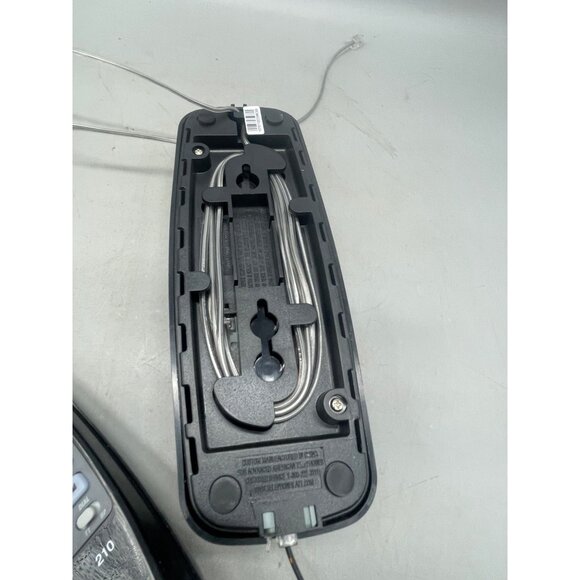 att&t 210 telephone landline black retro push button includes cords READ used sc - Picture 8 of 8